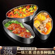 German 304 stainless steel divided fan-shaped steaming tray steaming grid rice cooker steamed rice artifact universal steam bowl 3 pieces 304 fan-shaped steaming box