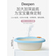 Chuangjingyi chooses children's butt wash basin 3 packs Newborn baby wash basin Newborn children's supplies butt wash PP household baby (Yunduo) 2 packs - sky blue + cherry blossom pink