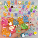 Luminous three-dimensional cartoon blind bag, miniature animal model that lights up at night, children's toy ornaments, internet celebrity small gift, 30 luminous animals, independent blind bag, non-duplicate