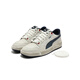 PUMA Dirty Shoes Men's and Women's Low-top Classic Retro Distressed Casual Sneakers LX 399254 Gray-White-Navy Blue-02 40.5
