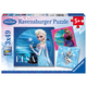 睿思（Ravensburger）冰雪奇缘儿童拼图3合1 3x49片 男孩女孩生日礼物