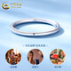 China Gold (CHINA GOLD) plain ring platinum ring new aperture PT950 ring for men and women Valentine's Day birthday gift for girlfriend and wife No. 10 aperture platinum ring about 1.4g