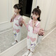 Maikudo Girls Marluts Traje de 3 a 15 años de niña Traje de niños Nuevo estilo de tamaño mediano Pantalones sueltos Conjunto de dos piezas de dos piezas de 120 cm