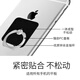 YOMO mobile phone ring holder/metal ring buckle holder/anti-lost and anti-fall mobile phone tablet holder Suitable for Apple phone/Android phone Black