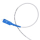 
CommKing leather fiber 1 core 2 steel wire indoor leather fiber optical cable with SC connector single mode single core operator optical cat extension cable white 30 meters CKJX-1H30S