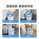 Meiya Ren Jialun's same style removable flat mouth garbage bag blue 55*65cm 60 pieces 1 silk large thickened kitchen