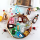 Färero Whisky Convenience Store Bartending 50 ml kleine Wein Edition ausländischer Weinbasis Wein Mini Kleiner Flaschenwein vorgemischt Cocktail Set Single Pack zufällig [Kundendienstnotizen]