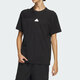 
Adidas short-sleeved T-shirt for men 2025 summer new sportswear knitted breathable loose round neck top half sleeve IA8129 pure cotton IT3937 black XL