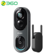 360可视门铃6Pro 500万像素家用监控智能门铃电子猫眼鱼眼门铃摄像头无线手机远程查看可视频通话 128G+读卡器 【重磅新品】可视门铃6Pro（全景视野）