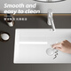Yidiou Italienisch Keramikunter-Counter-Becken Becken Becken Badezimmer Waschbecken Einer Becken Badezimmer Waschbecken YT3519 700*400 [YT3519-70] Wasserhahnkonfiguration