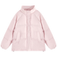 CTOX小个子温柔系加厚棉服外套女2024冬季新款韩版夹棉面包服棉衣 粉色 M 1105斤以内