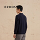 ERDOS 长袖外套立领轻羊毛商务休闲双拉链开衫男针织衫 藏蓝 M 170/92A