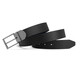 ECCO Business Casual Belt Metall Pin Schnalle Gürtel Männer 9105892 Schwarz/Mitternacht Blau 100 cm Geschenkbox
