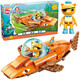 Kabaso Undersea Säulen Spielzeugbaugruppe Bausteine ​​Octopus Fort Ship Octopus FORT-3708 (698 Partikel)