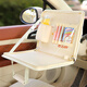 
Aibu and cotton car small table plate rear folding table car seat back storage bag car dining table steering wheel computer table good friend [foldable + front and rear row use]