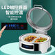 Suiqi Buffet Insulation Stove Electric Heating Dining Stove Stainless Steel Hotel Tableware Hydraulic Visual Buffy Stove Rectangular - Double Compartment 13 Liter Digital Display Touch Control
