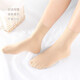 Langsha stockings women's socks spring and autumn medium-thick velvet mid-calf socks dark flesh-colored thickened anti-snagging wear-resistant antibacterial socks for women