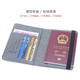 Parker Bear Brand ID bag driver's license leather case Card bag protective cover Passport clip driver's license multi-function card bag coin wallet Red