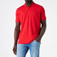 Hugo Boss (HUGO BOSS) Men's Logo Embossed Pattern Cotton Short Sleeve Polo Shirt Father's Day Gift 50466182 693 Red M