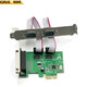 
GRISPCI-E to RS232 serial port card parallel port card industrial grade COM desktop computer MCS9922 computer AX99100 lettering machine LPT123 printer 1284 communication WCH382L PCI-E 2 serial port 1 parallel port 2S 1P 382 green board