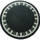 Dreamweaver Grand Piano Round Carpet Stool Non-slip Mat Washed Keyboard Staff Notes Thin Style Can Be Customized Black with Keyboard in Stock Small Keyboard in Stock 3 Meters Full Round