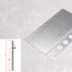 FACEMINI FN-684 5 cm Wandtafel Ablauflinie ohne Rillen eingebettete Aluminiumlegierung Basbar 5 mm unsichtbarer Baseboard 7704 gebürstete Bronze 3 Meter