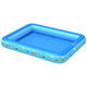 Piscina de pesca inflable para bebés sangshu piscina de pesca para niños de piscina para niños mares de la playa parque para el hogar juguetes para niños jugando cubierta de piscina 130 cm piscina piscina piscina de arena + bomba eléctrica