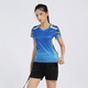 Dixi badminton suit children's clothing sportswear men's and women's skirt table tennis tennis short sleeve short sleeve top men's A3887 orange top + 3621 black pants M