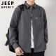 JEEP SPIRIT Jeep Shirt Men's Long Sleeve Casual Jacket Men's Spring and Autumn Shirt Men's Pure Cotton Trendy Clothes