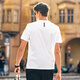 Mr. Bu Bu Diseño de bolsillo simple Camiseta de algodón puro 2025 Spring and Summer Nuevo inglés TGT15262 TGT15262 HaoyueBai L (175)