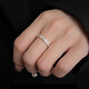 MZMZpt950 platinum ring pair ring crushed ice platinum couple ring seeking engagement birthday gift for girlfriend and wife light luxury model-single ring (male/female)
