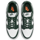 [90% nuevo] Nike Nike Men's Casual Shoes Retro Dunk Low informal Shoes DD1391-101 White/Team Tamaño verde 41