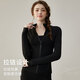 Xue Qianman Yoga Wear Jacket Women's Stand-up Collar Slim Jacket Running Sports Slim Fitness Top Pilates Training Wear Long Sleeve