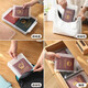 Qiaoyi ID Speichertasche Kartenpaket Datei Haushalt Registrierungsbuch Impfbuch Buch Baby Geburtsurkunde Tragbarer Passport Lose Leaf Book Speicher [A5 Blue Lose Leaf Book + 10 Transparent Bag]