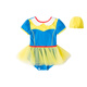 Minibala Mini Bala Bala Xia New Girl Sunscreen Magic Stretch Swimsuit Swimming Cap Lemon Yellow 30310 90cm