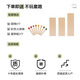 Xiaojiangti solid wood dressing mirror household floor-standing mirror bedroom full-body mirror rotating mobile clothes hanger integrated fitting mirror