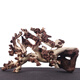
SLPC fish tank landscaping decoration sunken wood natural dead wood tree root ornament turtle avoids purple teak stump grass tank South American tank Deep khaki color 1047