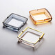 Manwei household windproof ashtray office business ashtray creative personality living room small simple glass ashtray bedroom anti-fly ash amber + transparent