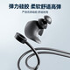 Li Ning (LI-NING) swimming earplug lanyard anti-loss earplug bath anti-water inlet earplug 0713 light blue