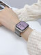 E-TREND适用appleWatchs9表带金属经典透气米兰尼斯iWatch表带8 /7/6/SE苹果手表表带高级磁吸秋冬男女生 官网同款米兰磁吸丨轻薄透气银色 适用：iwatch12342mm