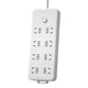 
Philips (PHILIPS) new national standard safety socket 8-position main control switch 1.8 meters Children's protective door Plug board/plug/plug/plug/plug/plug/plug/pull board/drag board 2184WA
