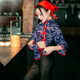 Sexy und interessante Dessous-Frauen transparente kurze Rock-Rollenspiele Nachtclub Uniform Versuchung, offener Schritt ohne Brüste, Maschenpyjamas in der Wildnis, 6169 Dorf Girl Blumen, alle Größen