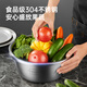 Cui Dahuang thickened 304 stainless steel basin seasoning basin, sauce basin, salad basin and noodle marinated meat basin 30cm