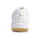 MIZUNO new badminton shoes breathable volleyball shoes table tennis shoes indoor and outdoor sports CYCLONE SPEED V1GA218152 white/gold 37 (235mm)