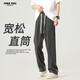 Foss Phil jeans men's autumn and winter loose straight casual American high street trendy trousers S336 black gray XL
