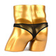 Confidential delivery of sexy men's sexy underwear men's thong underwear fully transparent T-pants passion free nightclub opening red one size