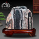 Natural Taishan stone dare to be used as home natural rough stone backing stone bluestone supplementary corner entrance hall office feng shui ornaments Taishan stone with sitting height 21-25cm randomly sent