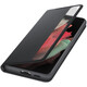 Jinhao Samsung S21 Case de teléfono móvil Ultra Mobile Flip Ventana de hibernación Smart Chip S21+ Caso de protección anti-caza de inclusión completa FE Business Flip Flip Flip Respuesta Samsung S21 Ultra Black [chip incorporado, respuesta sin flip]