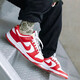 耐克（Nike）篮球鞋男鞋Air Jordan aj1板鞋2025夏季新款低帮透气休闲轻便运动 DD1391-602白红DunK 43