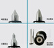 Aoyanlai anti-vibration knife rotary thimble imported bearing CNC lathe Mohs MT4/5 live tailstock activity Mohs 5-C through-shaft anti-vibration knife 4000 rpm alloy head